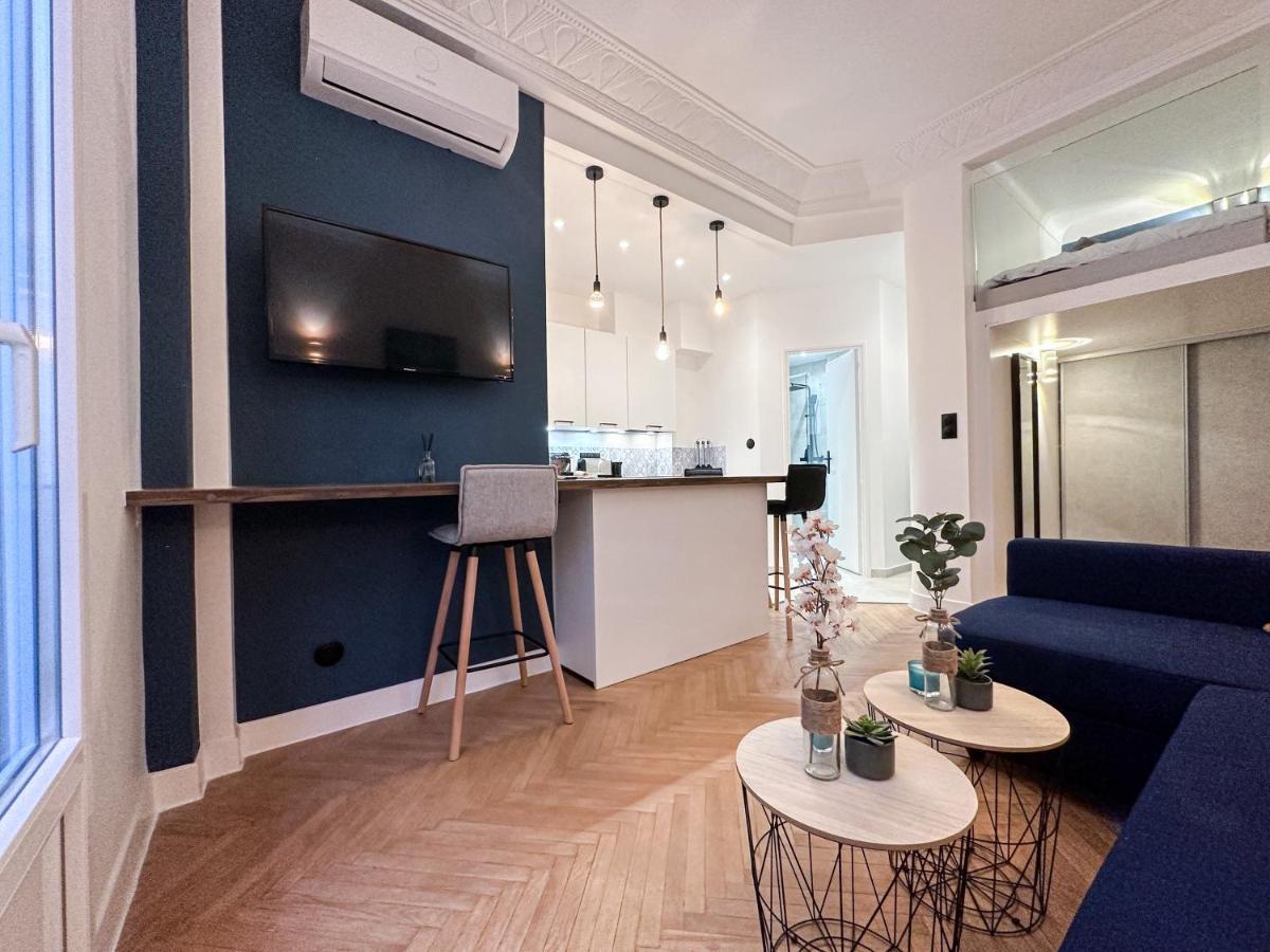 Clemenceau - Appartement Central, Calme, Cosy, Moderne Nizza Exterior foto
