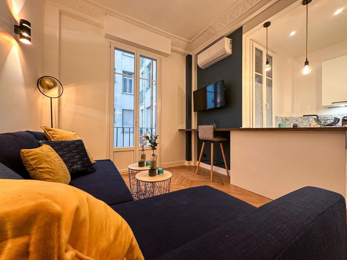 Clemenceau - Appartement Central, Calme, Cosy, Moderne Nizza Exterior foto